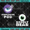 Disney Monsters Inc Schmoopsie Poo And Googly Bear svg cricut