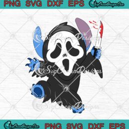 Disney Stitch Ghostface Halloween svg cricut