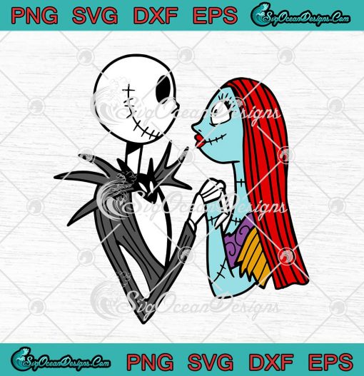 Halloween Jack Skellington And Sally SVG The Nightmare Before Christmas ...