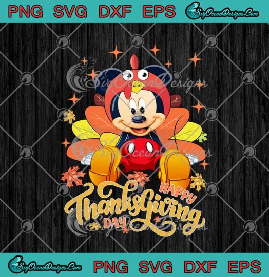 Mickey Mouse Happy Thanksgiving Day png