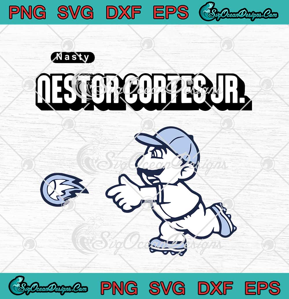 Nasty Nestor Cortes JR Funny SVG PNG EPS DXF Cricut Cameo File