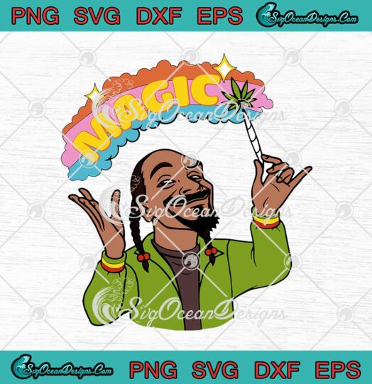 Snoop Dogg Magic SVG Cannabis Snoop Marijuana svg cricut