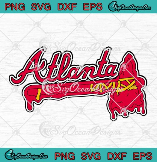 Atlanta Braves Logo MLB Baseball Team svg cricut