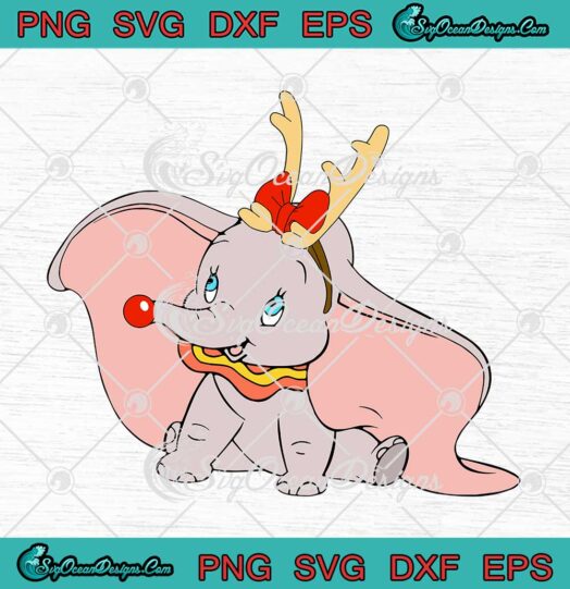Disney Dumbo Rudolph Christmas SVG Cricut