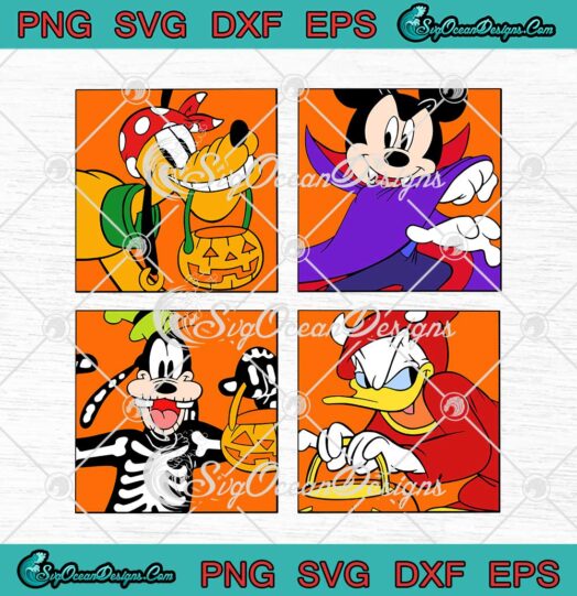 Disney Mickey Mouse And Friends Surprise Halloween svg cricut