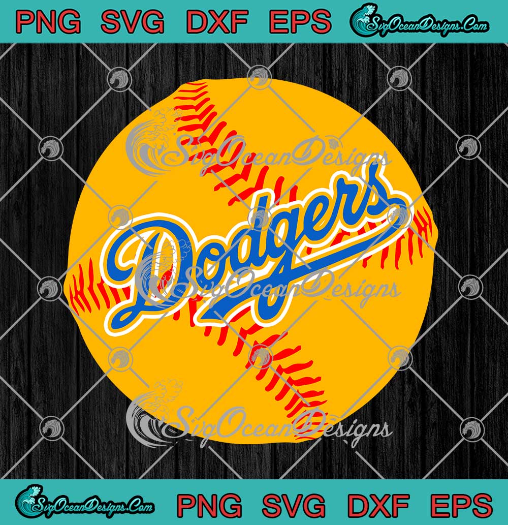 Hello Kitty Los Angeles Dodger Baseball SVG PNG DXF EPS