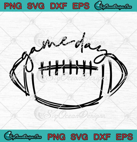 Game Day Sports Lovers American Football svg cricut
