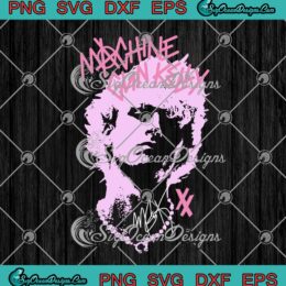 Machine Gun Kelly Singer Rapper SVG PNG EPS DXF Cricut Cameo File