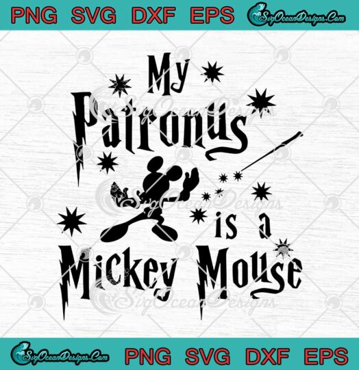 My Patronus Is A Mickey Mouse Harry Potter svg cricut