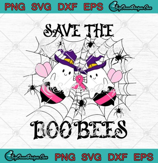 Save The Boo Bees Breast Cancer Awareness Halloween SVG Cricut