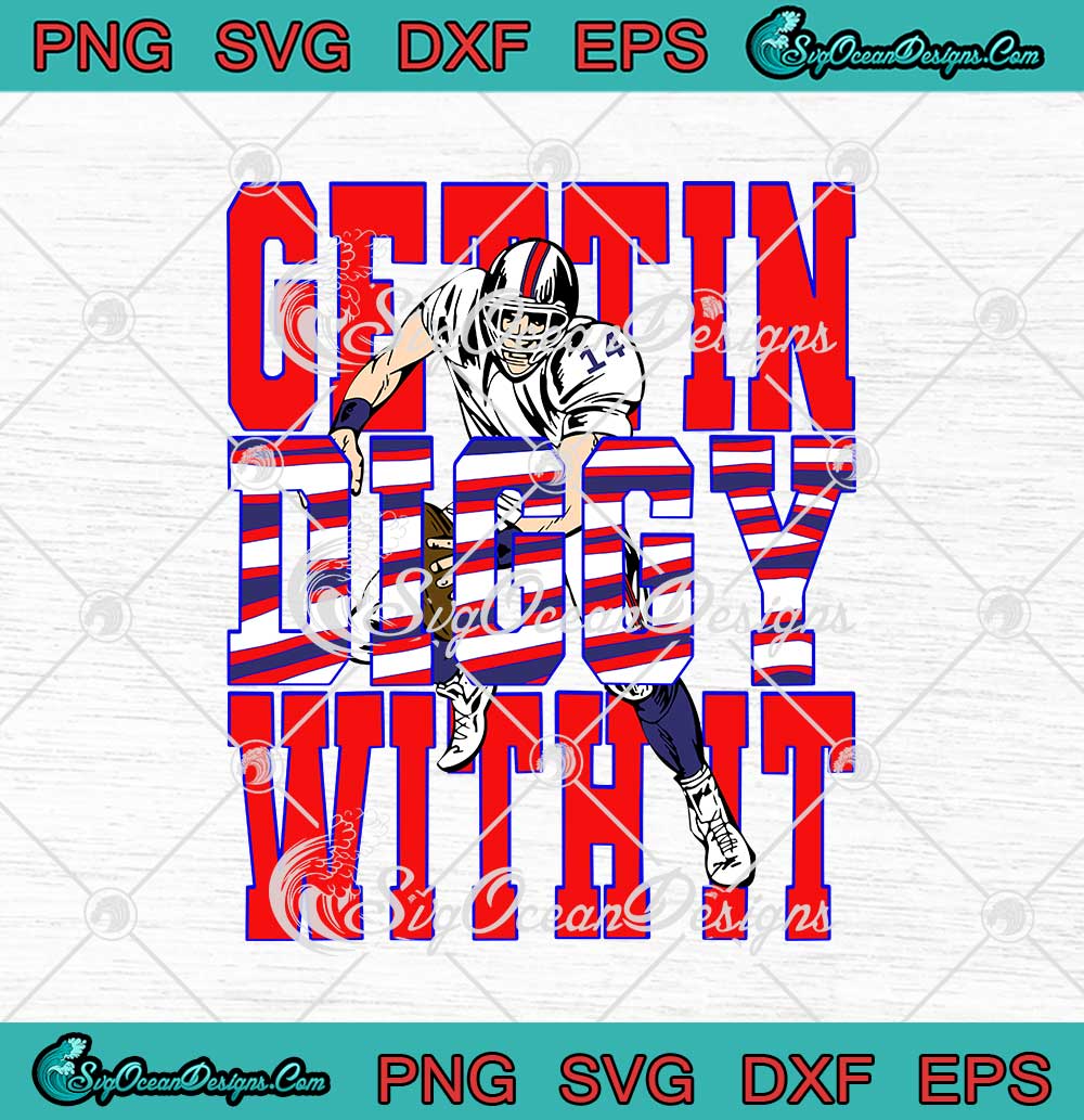 Official Buffalo Bills Stefon Diggs Gettin Diggy With It Shirt