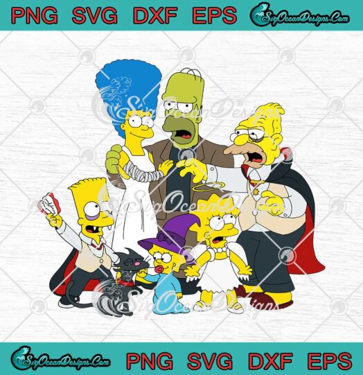 The Simpsons Family Treehouse Of Horror Halloween SVG Cricut
