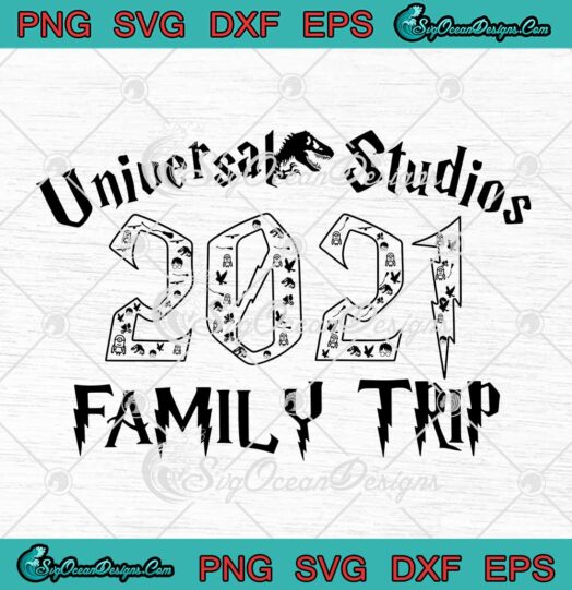Universal Studios Family Trip 2021 SVG Universal Studios Characters svg cricut