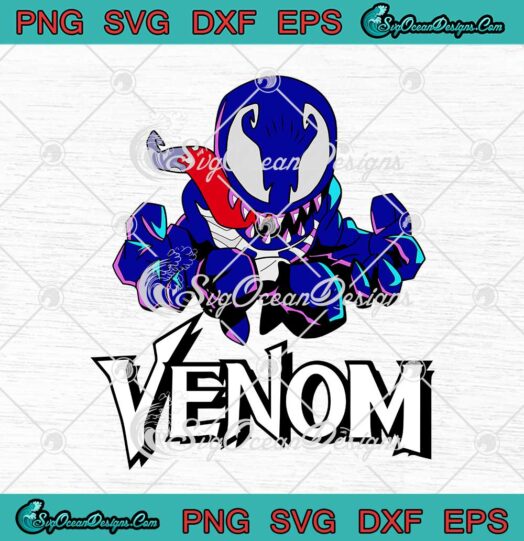Venom Chibi Marvel Movie Gift svg cricut
