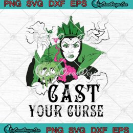 Disney Evil Queen Cast Your Curse SVG Pumpkin Halloween SVG Cricut