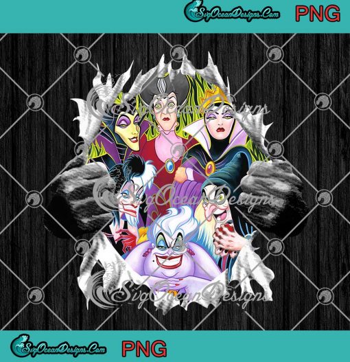 Disney Villains Cartoon Witches Bad Witches Halloween PNG