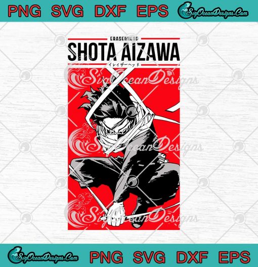 Eraserhead Shota Aizawa My Hero Academia Anime SVG Cricut