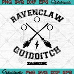 Harry Potter Ravenclaw Quidditch Hogwarts SVG PNG EPS DXF Cricut Cameo File