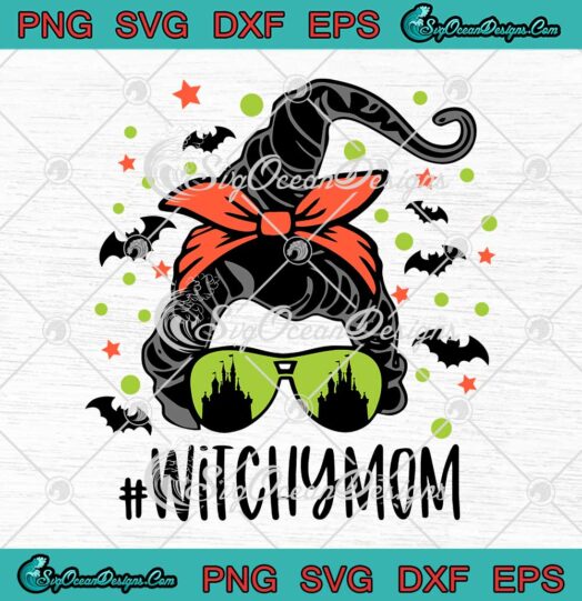 Hocus Pocus SVG Mary Sanderson Witch SVG Witchy Mom Halloween SVG Cricut