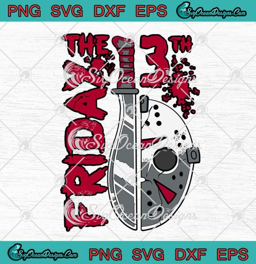 Jason Voorhees Friday The 13th Knife And Mask SVG Horror Movie Halloween SVG Cricut