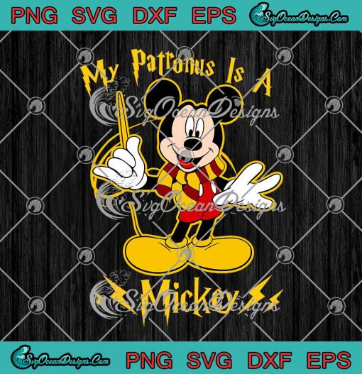 Mickey Mouse Harry Potter My Patronus Is A Mickey SVG Cricut