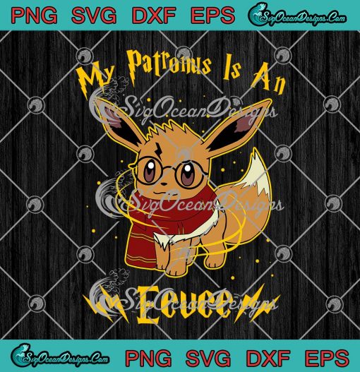 My Patronus Is Eevee Pokemon Harry Potter SVG Cricut