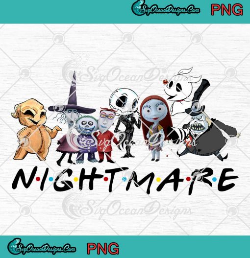 Nightmare Before Christmas Characters PNG Friends TV Show Halloween PNG
