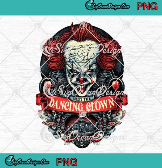 Pennywise Meet The Dancing Clown PNG Horror Movie It Halloween PNG