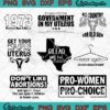 Pro Women Pro Choice Feminist Women Bundle SVG Cricut