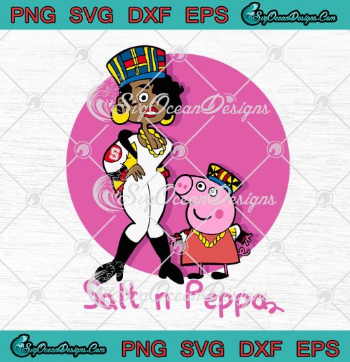 Salt And Peppa Pig Pun SVG Cricut