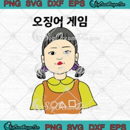 Squid Game Doll SVG Cricut