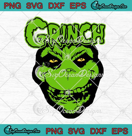The Grinch Disney Misfits Rock Band Christmas SVG Cricut