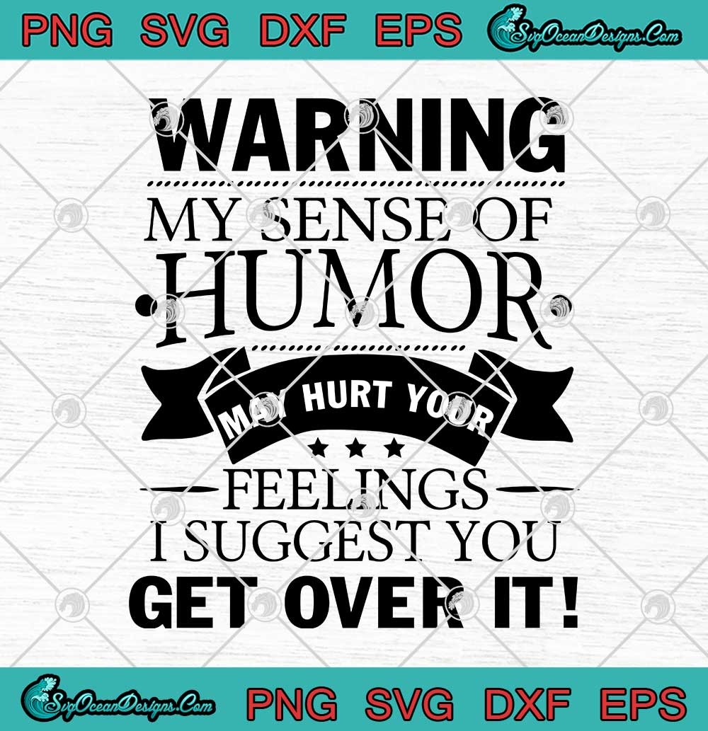 MOLESS Cartello Da Parete In Metallo 30x20 Cm - Scritta Umoristica Inglese Warning: My Sense Of Humor... Per Garage E Man Cave