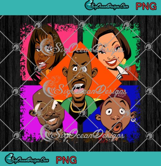 90s Black TV Show PNG JPG Digital Download