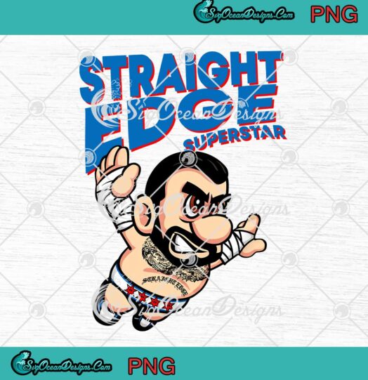 CM Punk Super Mario Straight Edge Superstar PNG