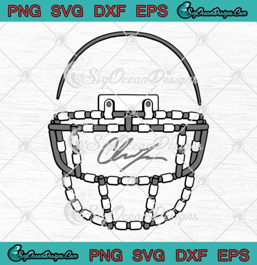 Chase Young Taped-up Face Mask Signature SVG Cricut