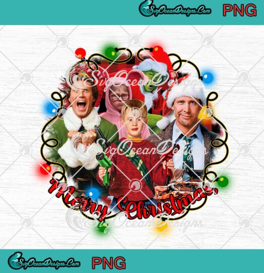 Christmas Movie Characters PNG Merry Christmas Xmas Gift PNG