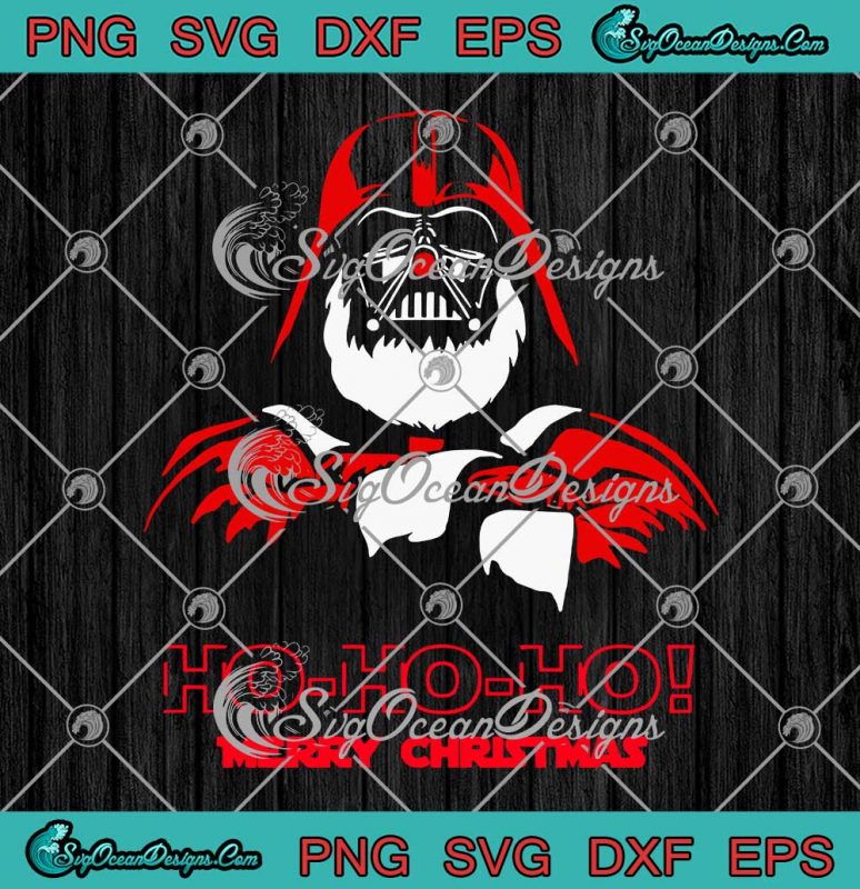 Darth Vader Santa Star Wars Ho Ho Ho Merry Christmas Svg Png Eps Dxf 