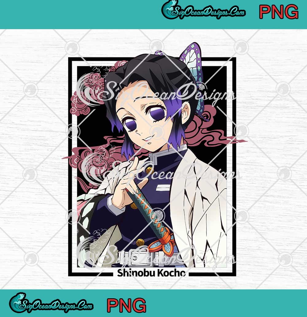 Demon Slayer Shinobu Kocho Png Kimetsu No Yaiba Japanese Anime Art Png