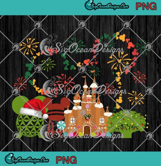 Disney Christmas Walt Disney World Merry Xmas Gift PNG Digital Download