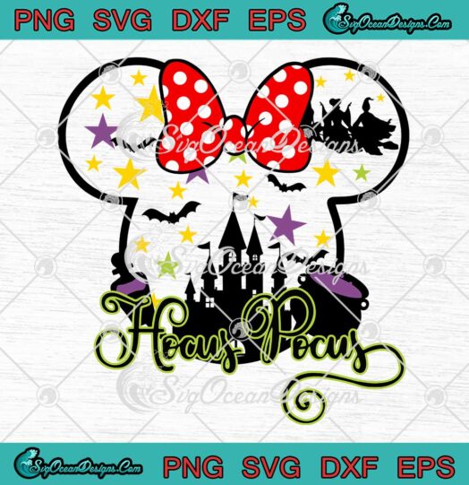 Disney Halloween Minnie Mouse Hocus Pocus Halloween Gift SVG Cricut
