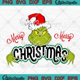 Dr. Seuss Grinch Hugs Christmas SVG Merry Christmas 2021 Xmas Gift SVG Cricut