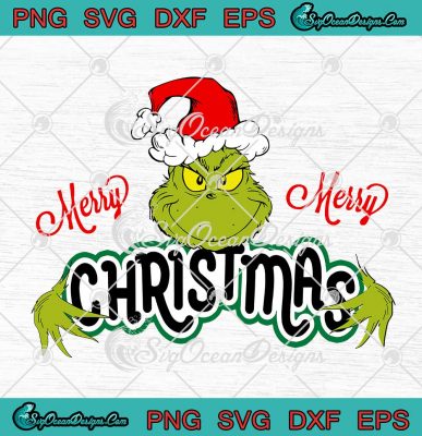 Dr. Seuss Grinch Hugs Christmas SVG Merry Christmas 2021 Xmas Gift SVG ...