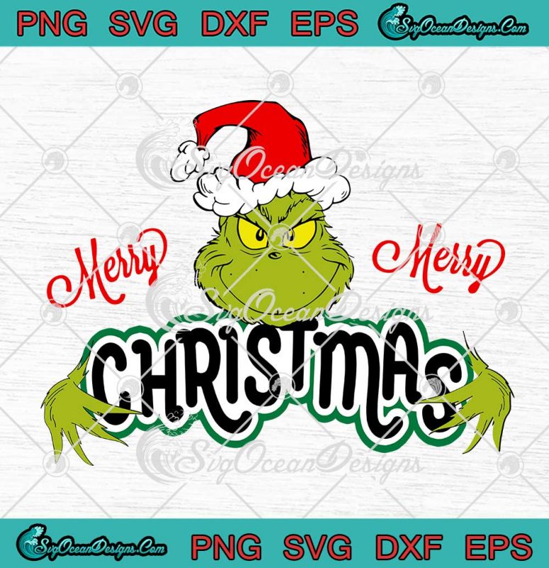 Dr. Seuss Grinch Hugs Christmas SVG Merry Christmas 2021 Xmas Gift SVG ...