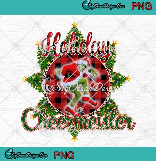 Grinch Holiday Cheermeister PNG Grinch Christmas PNG Digital Download