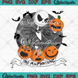 Jack Skellington The Pumpkin King SVG Nightmare Before Christmas Halloween SVG Cricut