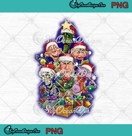 Jeff Dunham Characters Christmas Tree Xmas Holiday 2021 PNG