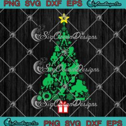 Marvel Holiday SVG Super Heroes Christmas Tree Merry Xmas SVG Cricut