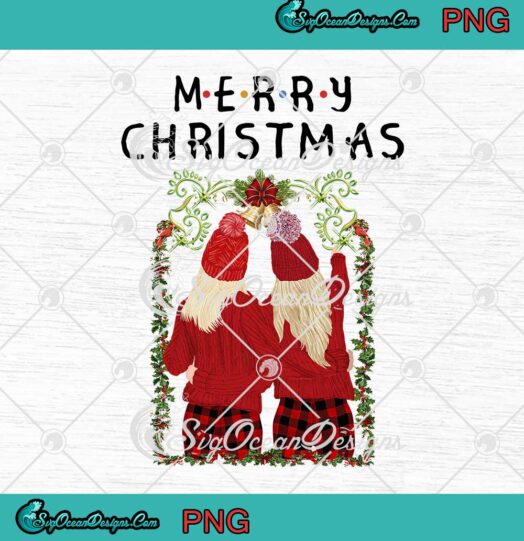 Merry Christmas With Best Friend Personalized Best Friends PNG Gift For Best Friends PNG
