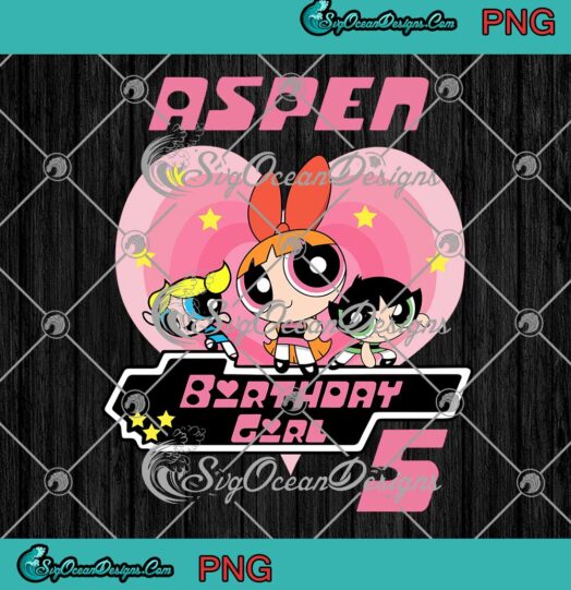 Powerpuff Girls Birthday PNG Family Personalized Birthday Gifts PNG JPG Digital Download